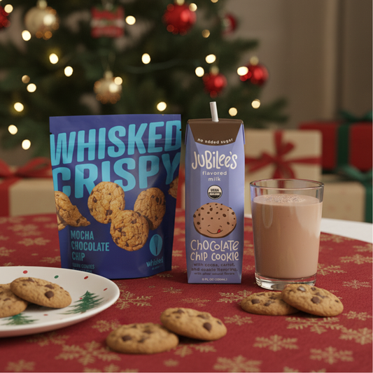 Milk and Cookies Holiday Gift Basket, Jubilee's Super Milk + Whisked Crispy Cookies