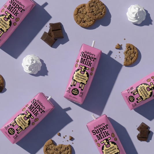Jubilee's Chocolate Chip Cookie Super Milk, A2, 12-pack