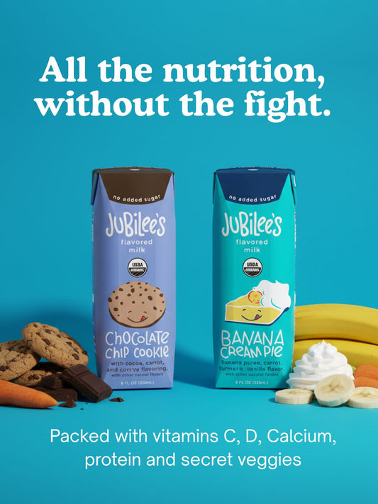Chocolate Chip Cookie + Banana Cream Pie Milk Boxes, Multi-pack, 6 count