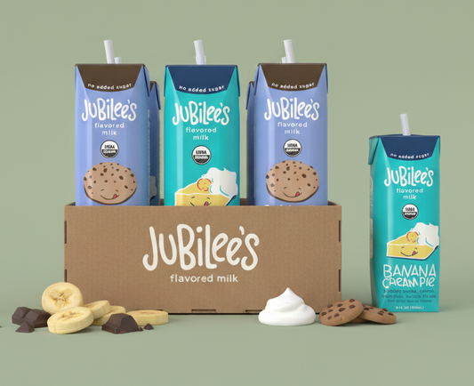 Chocolate Chip Cookie + Banana Cream Pie Milk Boxes, Multi-pack, 6 count