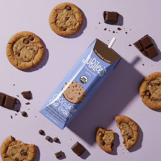 Chocolate Chip Cookie Organic Whole Milk Box (single 8 oz)